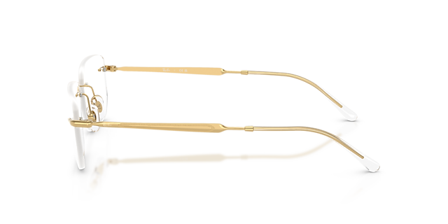 RB3768V Arista Gold MetallEyeglass Frames von B24, Seitenansicht