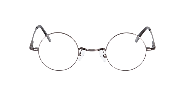 Cary Antraciet MetaalEyeglass Frames van B24, Vooraanzicht