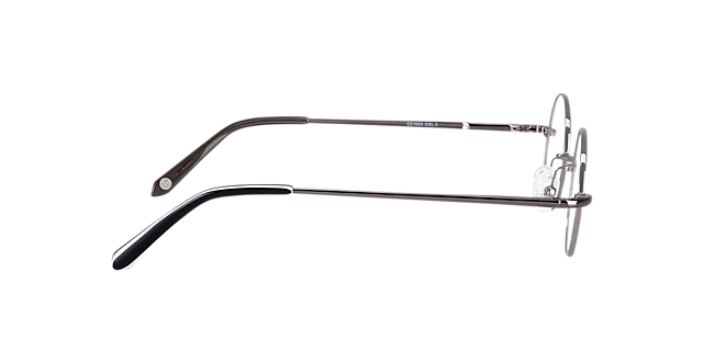 Cary Antraciet MetaalEyeglass Frames van B24, Zijaanzicht