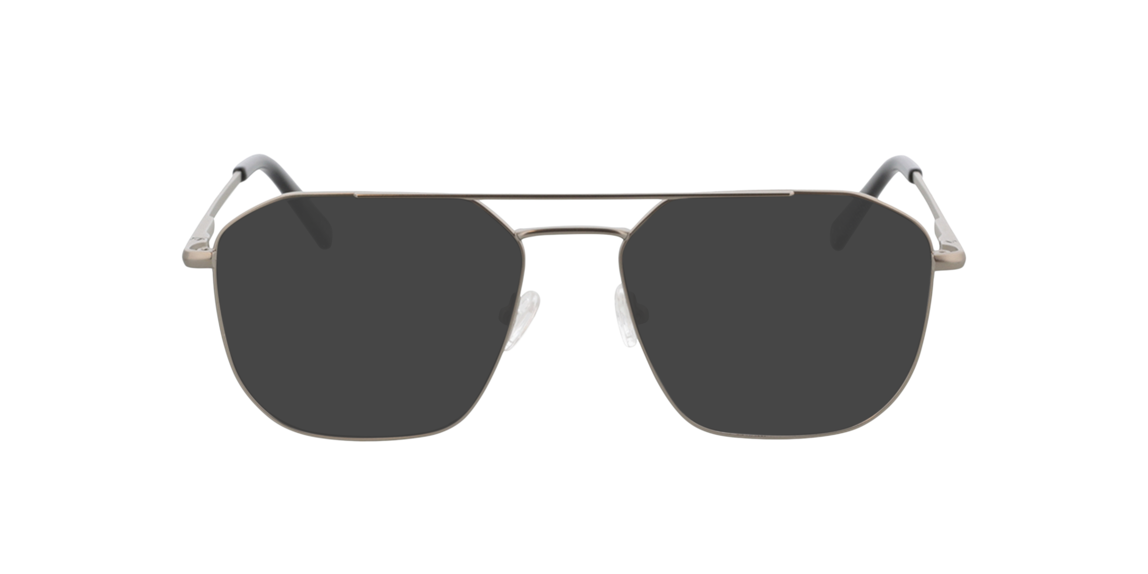 Berry Silver  &  Black Tip MetallEyeglass Frames von B24, mit getönten Gläsern