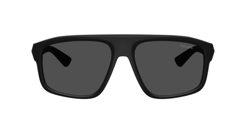 Prada Linea Rossa - PS B02S, Herren, Matt Schwarz/Matte Black/Metal Grey, Größe: X-Large