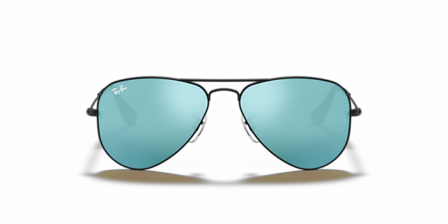RB9506S Zwart MetaalSunglass Frames van B24, Vooraanzicht