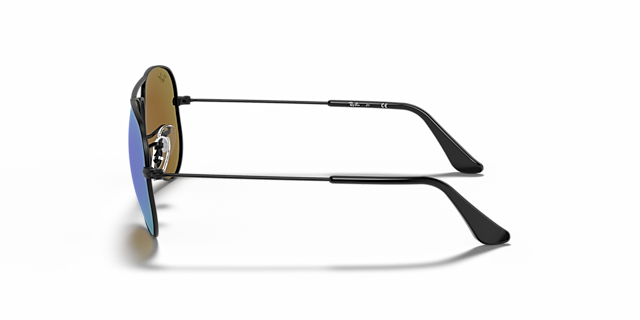 RB9506S Zwart MetaalSunglass Frames van B24, Zijaanzicht