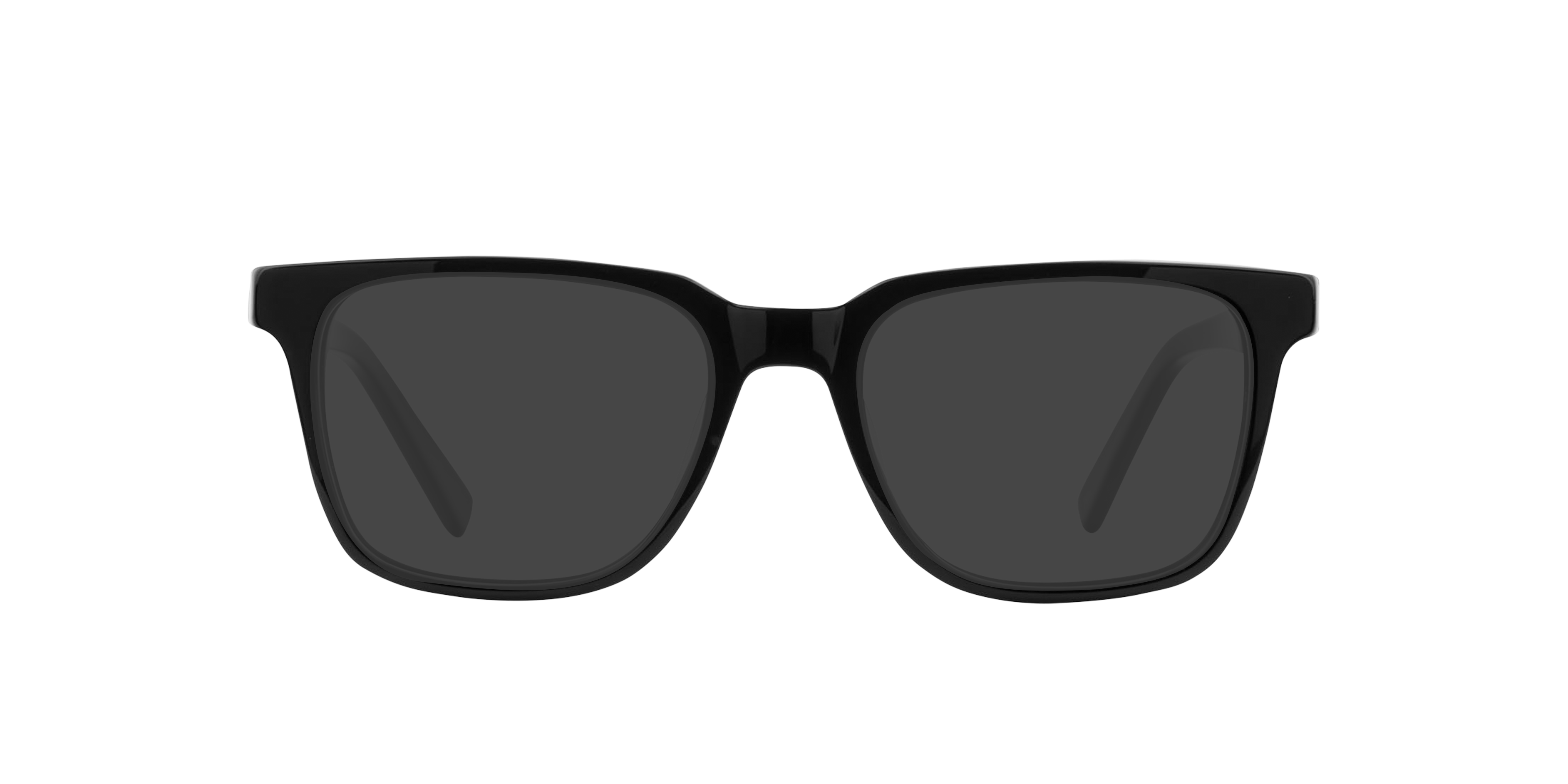 Balthazar Jet Black AcetaatEyeglass Frames van B24, met getinte lenzen