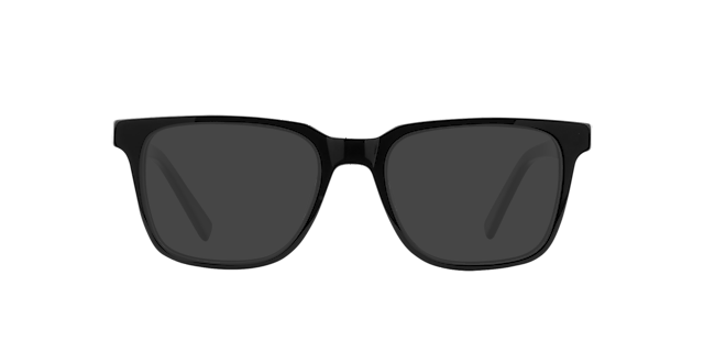 Balthazar Jet Black AcetaatEyeglass Frames van B24, met getinte lenzen