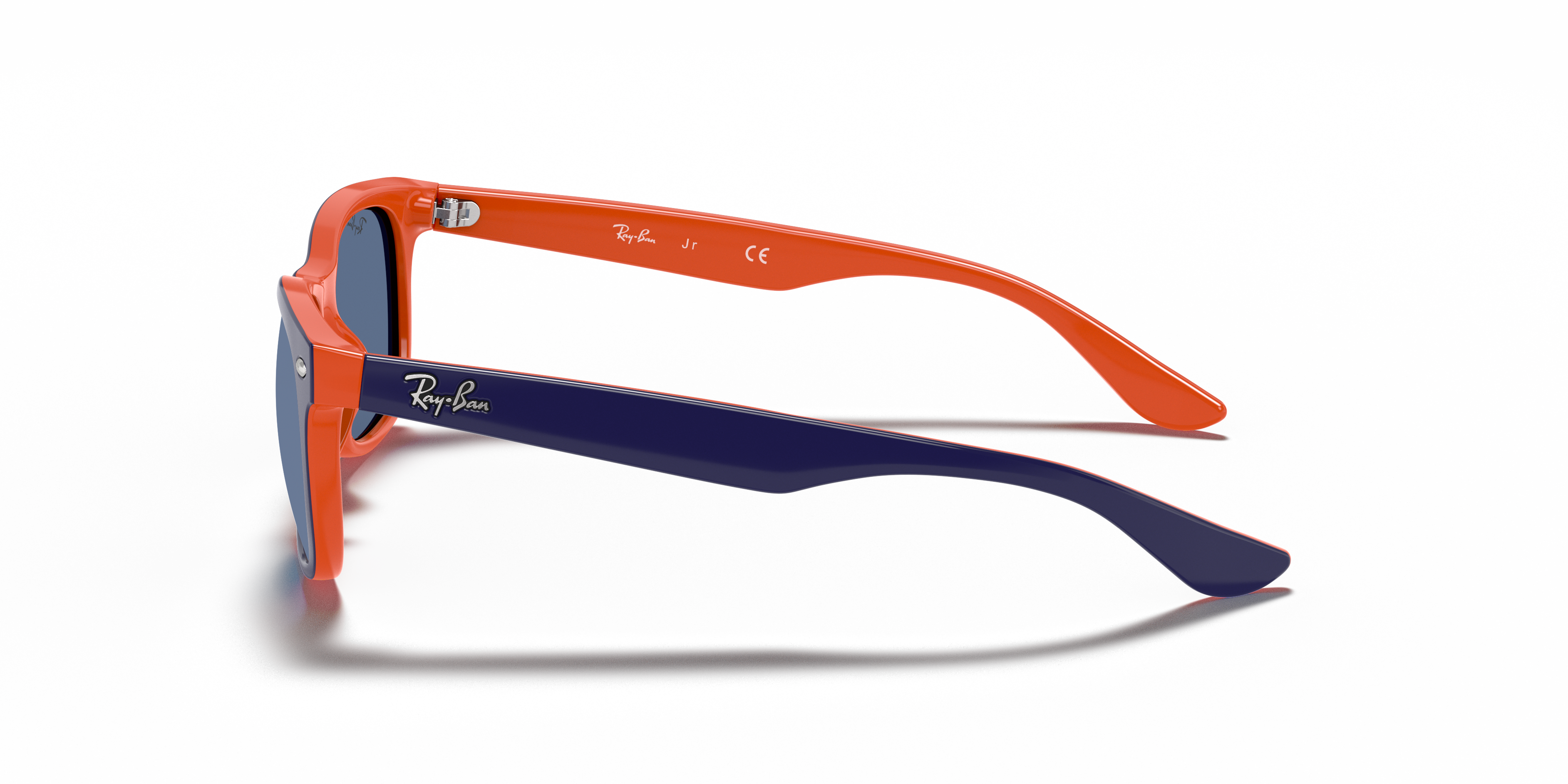 RB9052S Blau auf Orange KunststoffSunglass Frames von B24, Seitenansicht