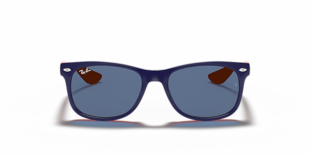 RB9052S Blauw op Oranje KunststofSunglass Frames van B24, Vooraanzicht