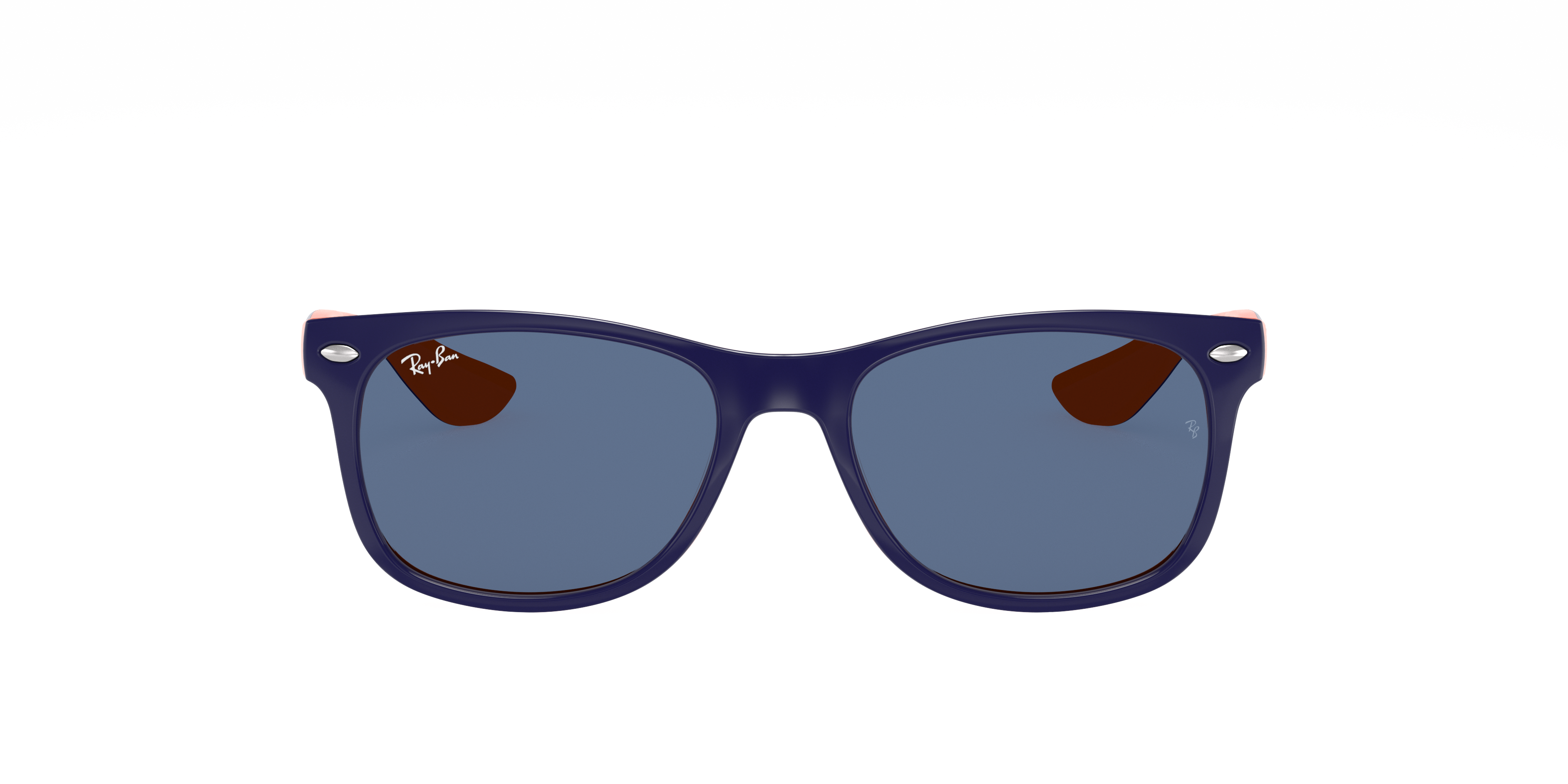 RB9052S Blau auf Orange KunststoffSunglass Frames von B24, mit getönten Gläsern