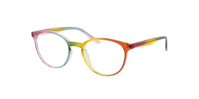 Curacao Regenboog KunststofEyeglass Frames van B24, Hoekweergave