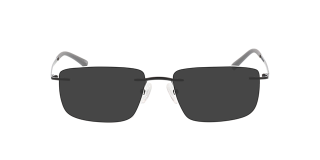 Livius Matzwart MetaalEyeglass Frames van B24, met getinte lenzen