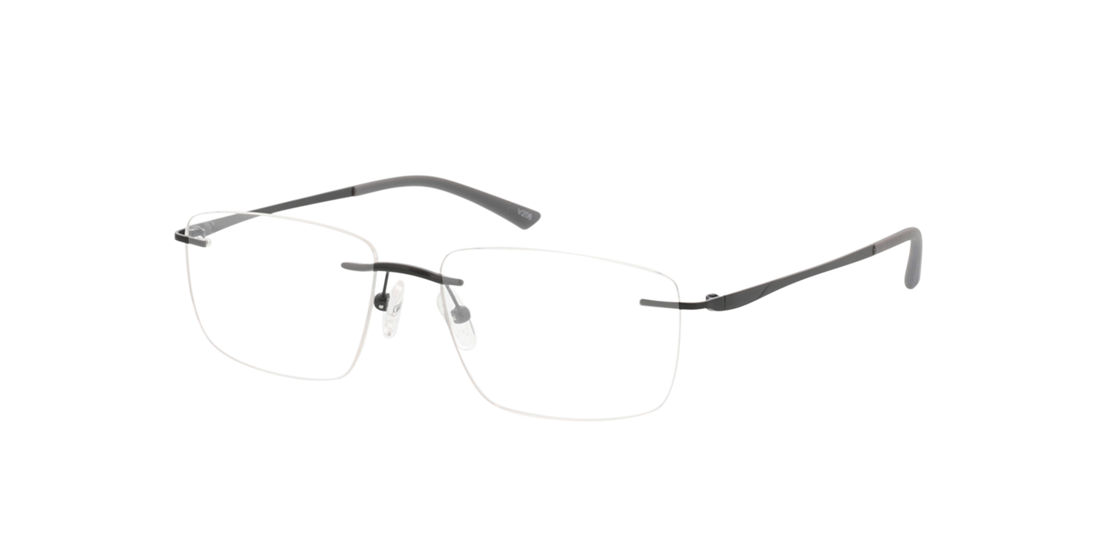 Livius Matzwart MetaalEyeglass Frames van B24, Hoekweergave