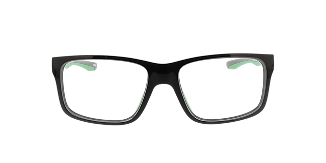 Beat Schwarz & Grün KunststoffEyeglass Frames von B24, Vorderansicht