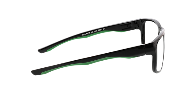 Beat Schwarz & Grün KunststoffEyeglass Frames von B24, Seitenansicht