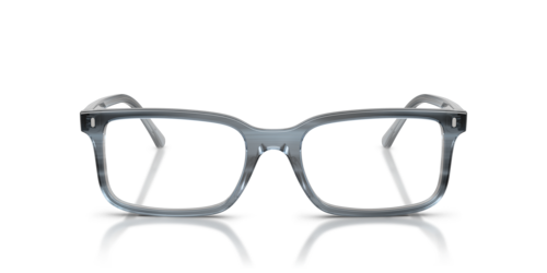 Ray-Ban - RB5445, Striped Blue/Black/Striped Grey, Größe: Small