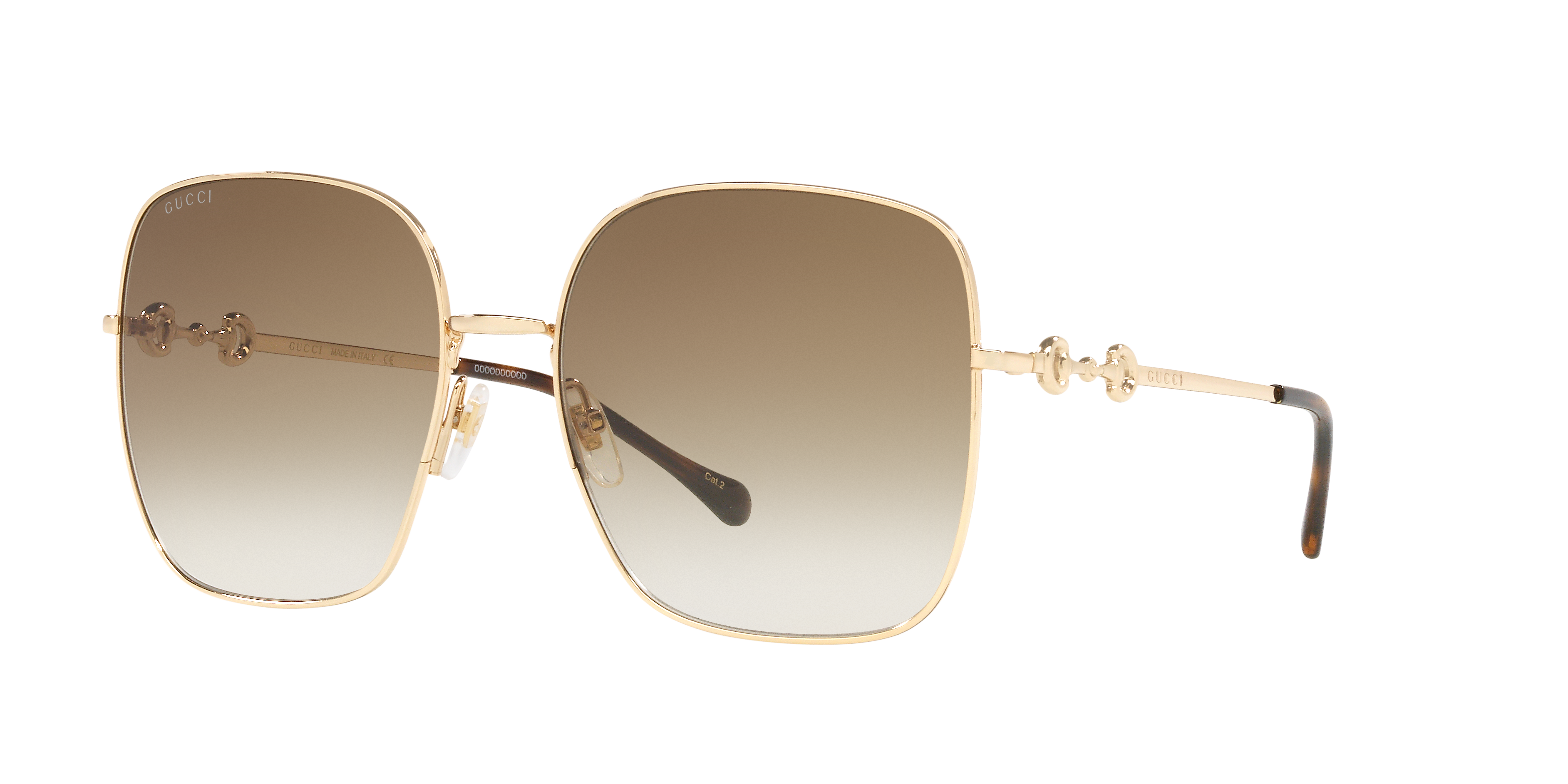 GG0879S Gold MetallSunglass Frames von B24, Dreiviertelansicht