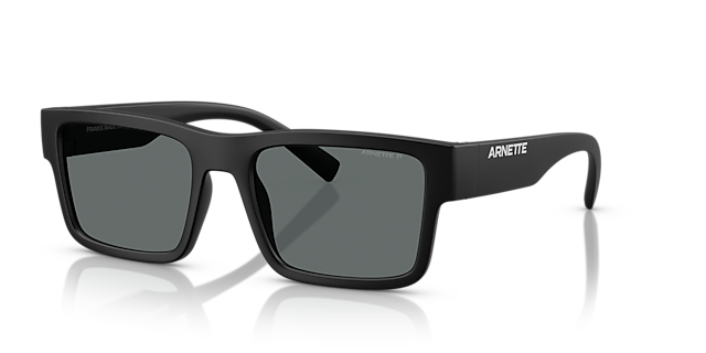 AN4344 Matt Schwarz KunststoffSunglass Frames von B24, Dreiviertelansicht