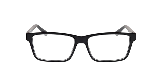 PU0471O Zwartmat KunststofEyeglass Frames van B24, Vooraanzicht