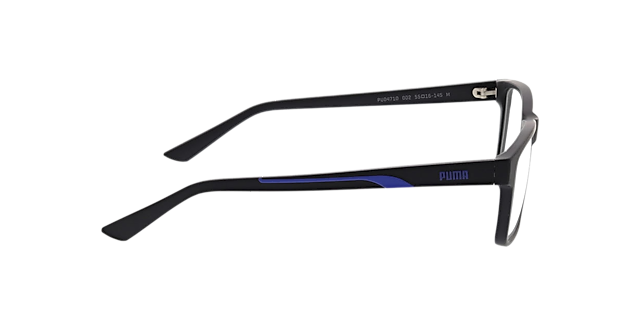 PU0471O Zwartmat KunststofEyeglass Frames van B24, Zijaanzicht