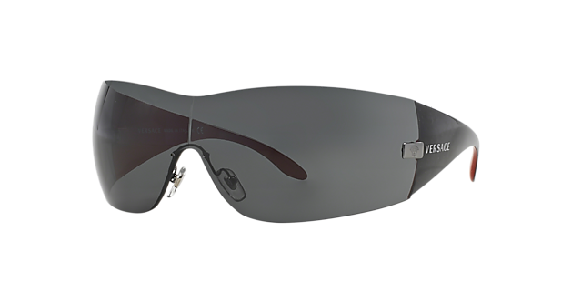 VE2054 Gunmetal KunststoffSunglass Frames von B24, Dreiviertelansicht