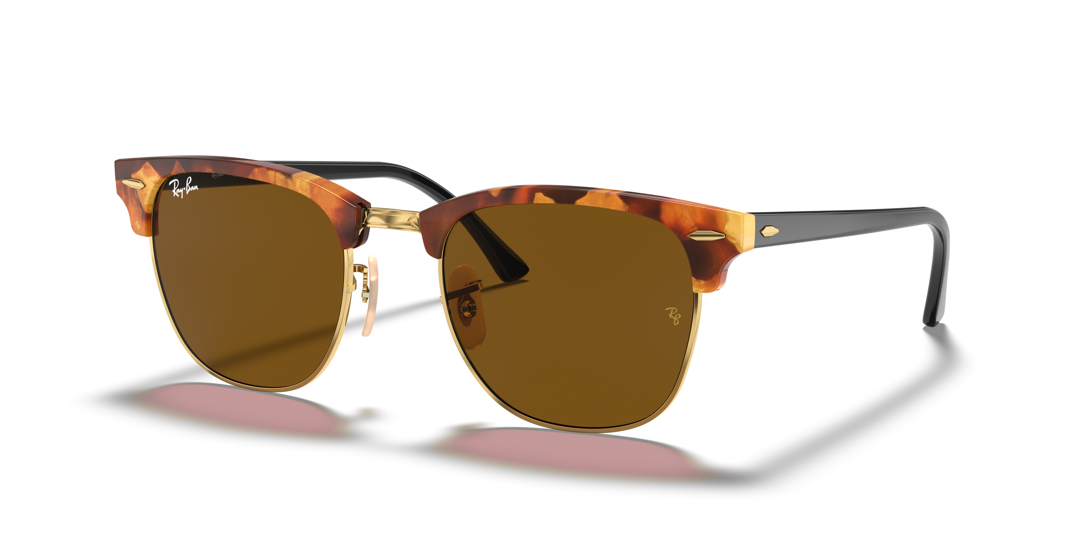 RB3016 Bruin Havana AcetaatSunglass Frames van B24, Hoekweergave