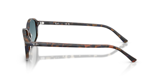 Sam Gelb & Blau Havana AcetatSunglass Frames von B24, Seitenansicht