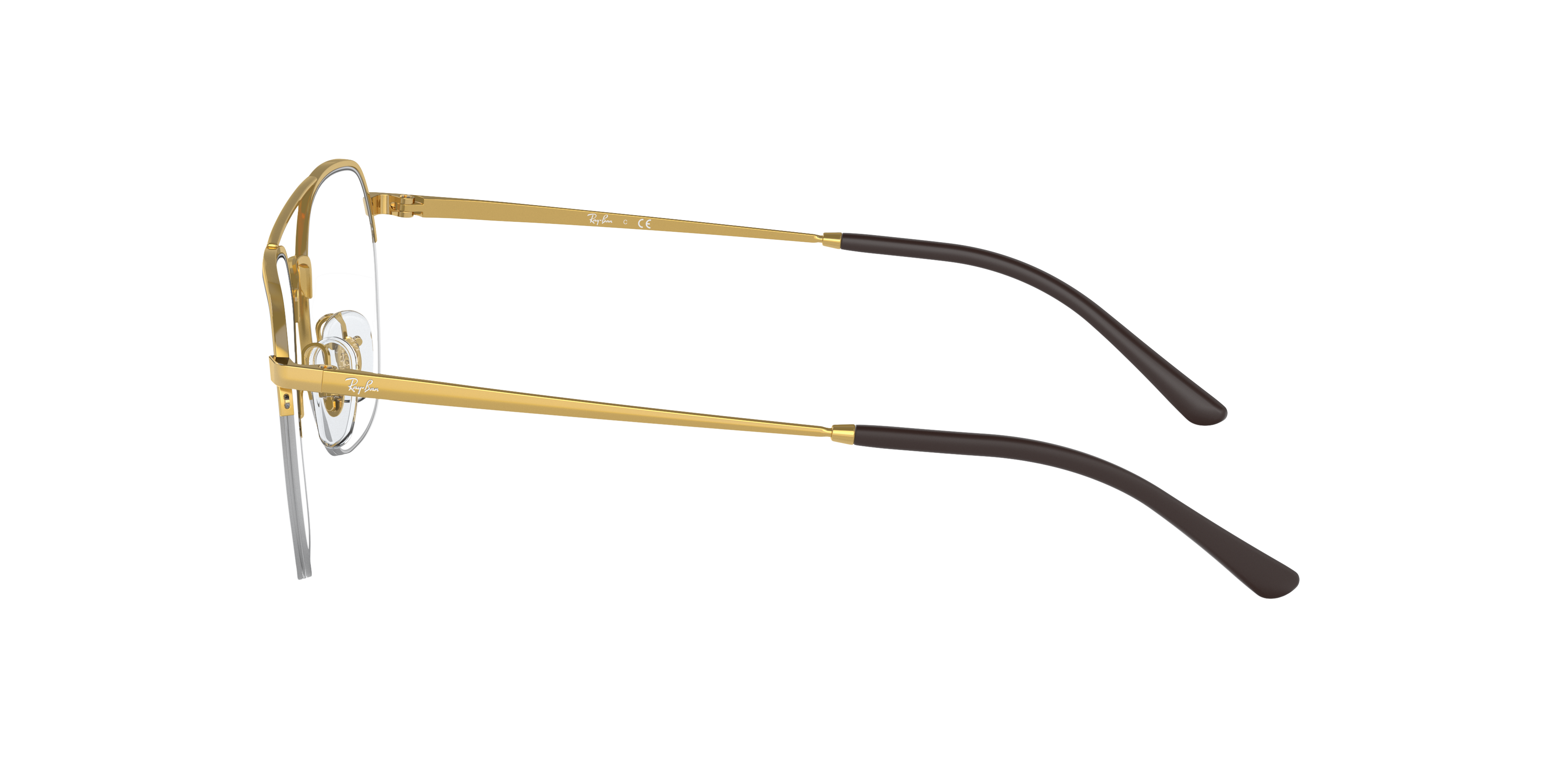 RB6444 Arista goud MetaalEyeglass Frames van B24, Zijaanzicht