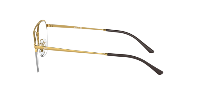 RB6444 Arista goud MetaalEyeglass Frames van B24, Zijaanzicht