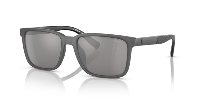 PH4189U Matt Grau transparent KunststoffSunglass Frames von B24, Dreiviertelansicht