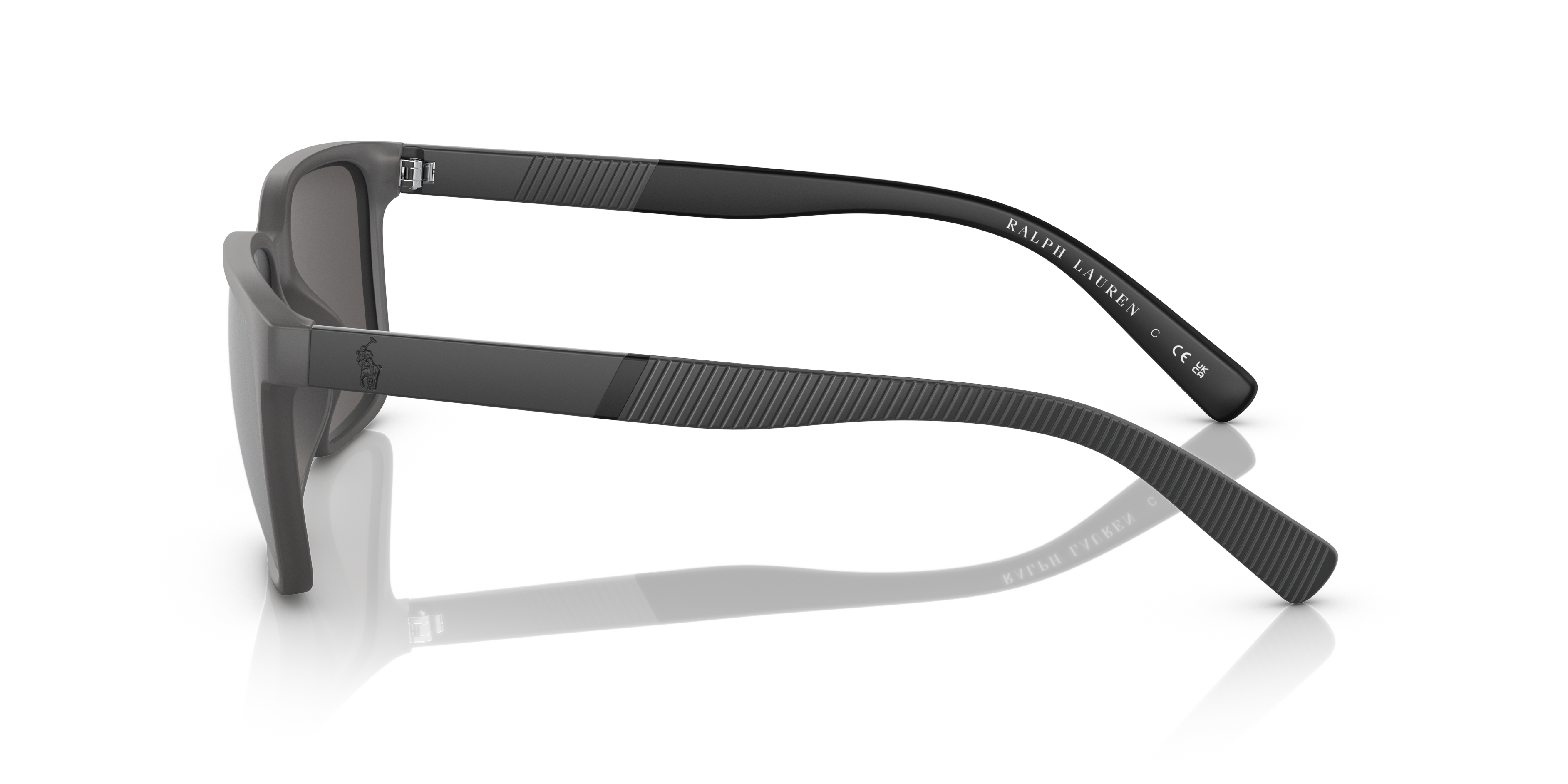 PH4189U Matt Grau transparent KunststoffSunglass Frames von B24, Seitenansicht