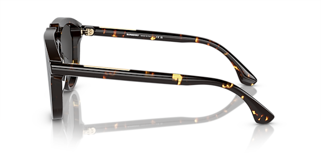 BE4417U Donker Havana AcetaatSunglass Frames van B24, Zijaanzicht