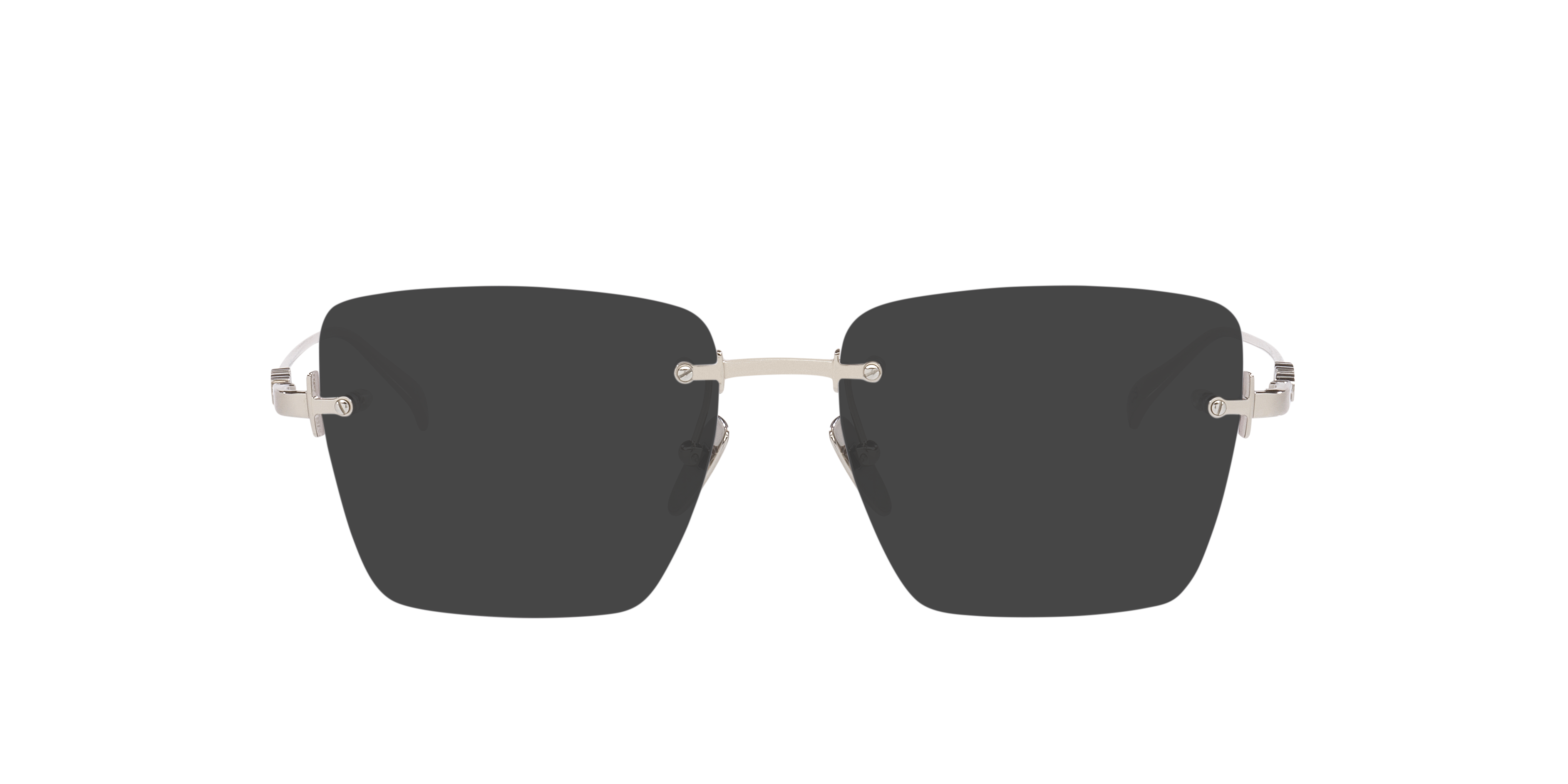 GG1938O Zilver MetaalEyeglass Frames van B24, met getinte lenzen