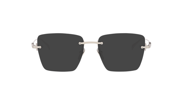 GG1938O Zilver MetaalEyeglass Frames van B24, met getinte lenzen