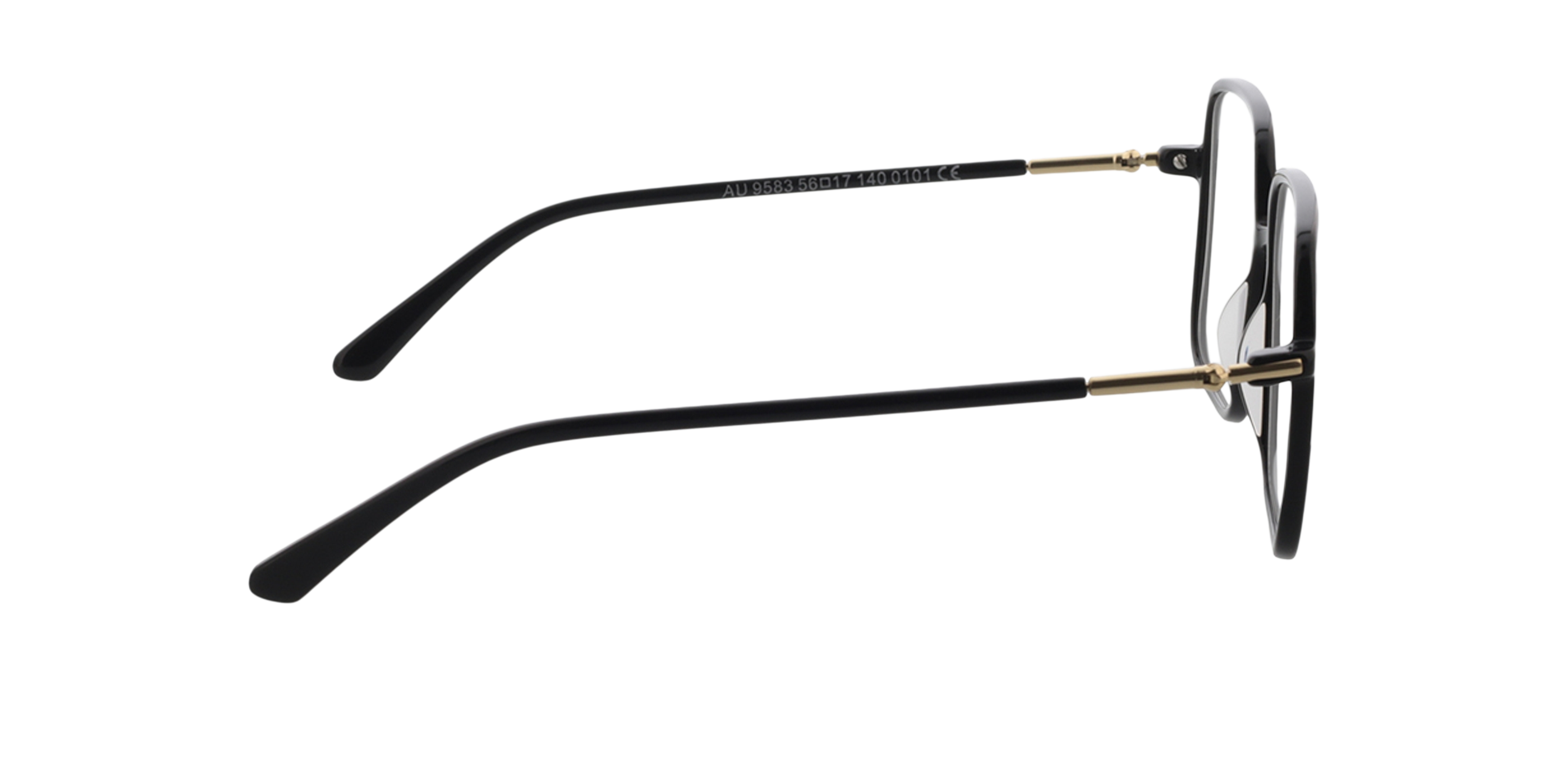 Donna Schwarz AcetatEyeglass Frames von B24, Seitenansicht