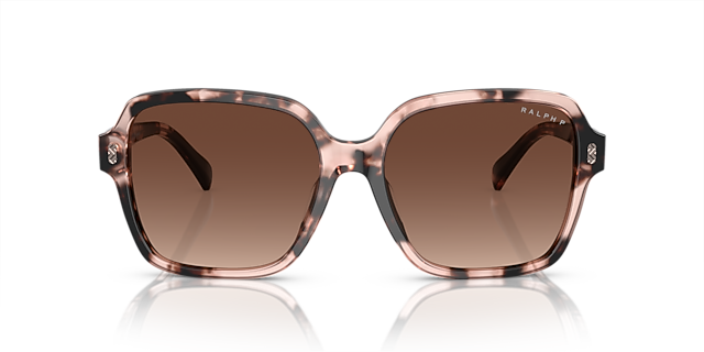 RA5304U Glänzendes Pink Havana AcetatSunglass Frames von B24, Vorderansicht