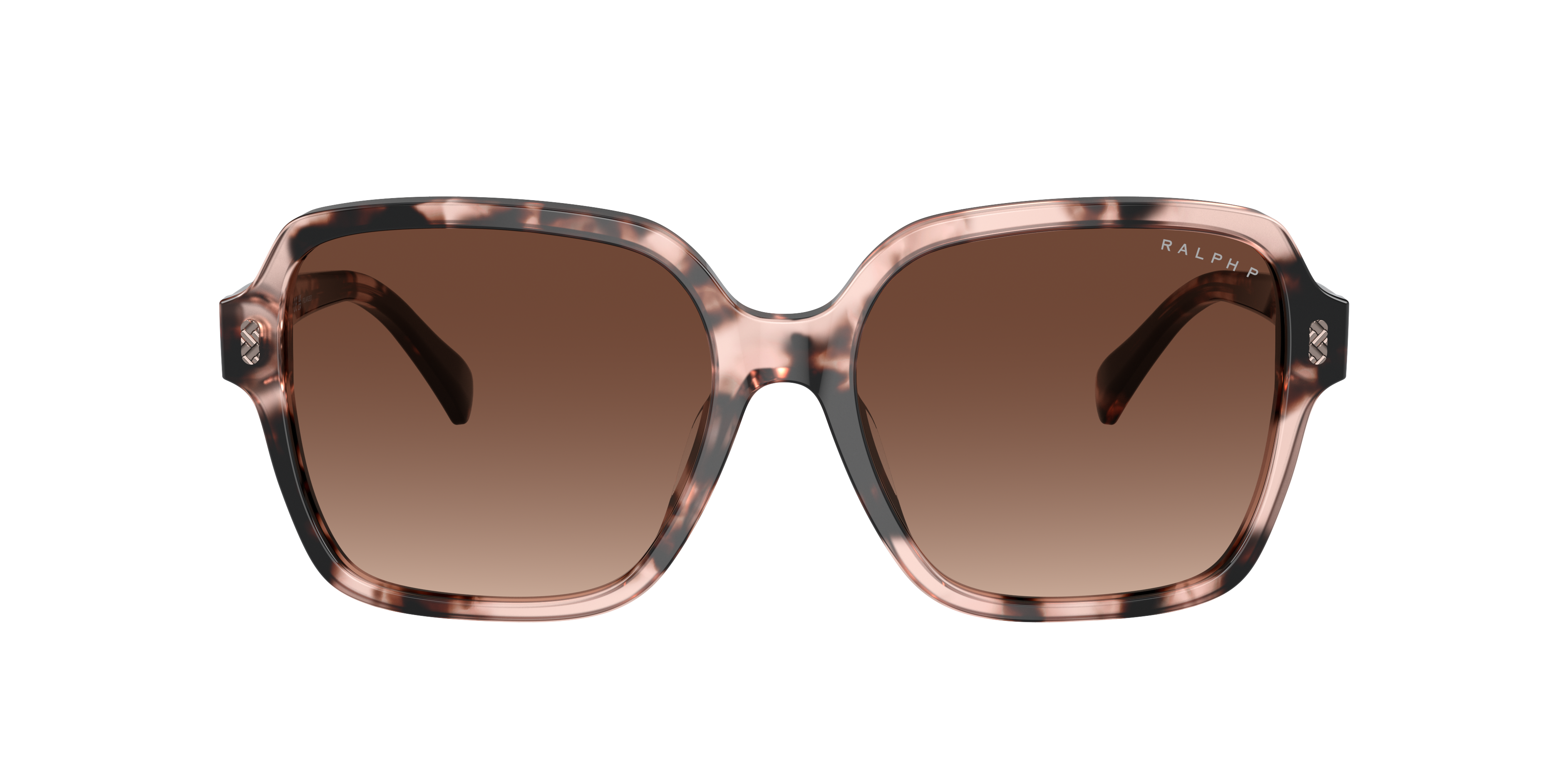 RA5304U Glanzend Roze Havana AcetaatSunglass Frames van B24, met getinte lenzen