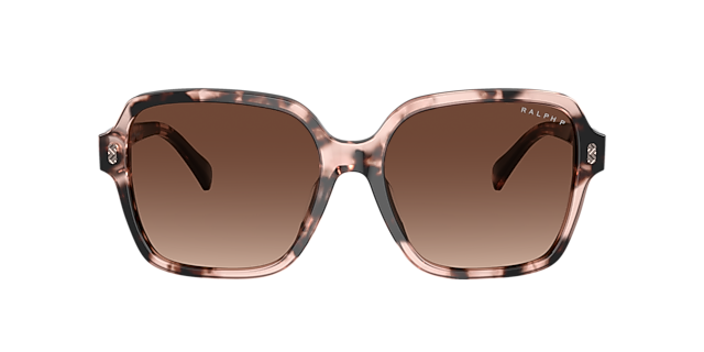 RA5304U Glänzendes Pink Havana AcetatSunglass Frames von B24, mit getönten Gläsern