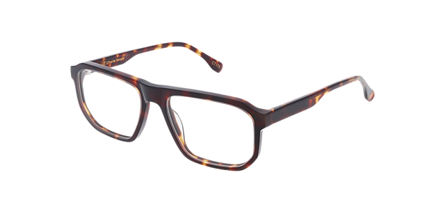 Mick Moonlight Tortoise AcetatEyeglass Frames von B24, Dreiviertelansicht