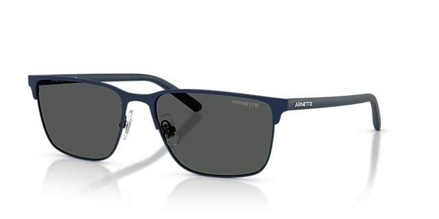 AN3094 Matt Blau MetallSunglass Frames von B24, Dreiviertelansicht