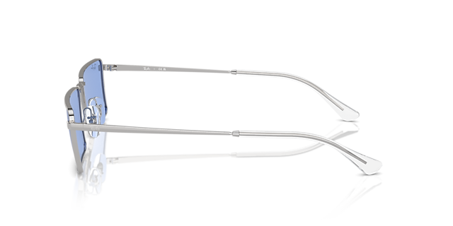 RB3741 Zilver MetaalSunglass Frames van B24, Zijaanzicht