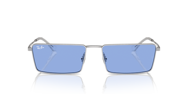 RB3741 Zilver MetaalSunglass Frames van B24, Vooraanzicht