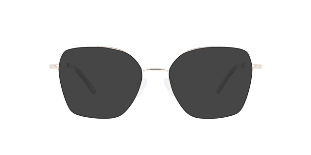 Lotte Rose Gold Metal MetaalEyeglass Frames van B24, met getinte lenzen