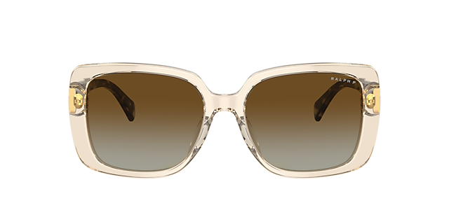 RA5298U Transparant lichtbruin AcetaatSunglass Frames van B24, met getinte lenzen