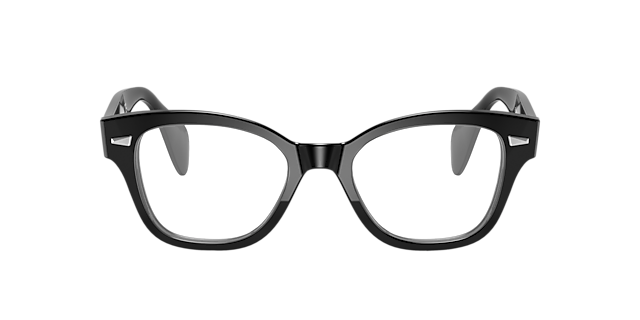 RB0880 Schwarz AcetatEyeglass Frames von B24, Vorderansicht