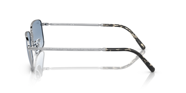 RB3717 Zilver MetaalSunglass Frames van B24, Zijaanzicht