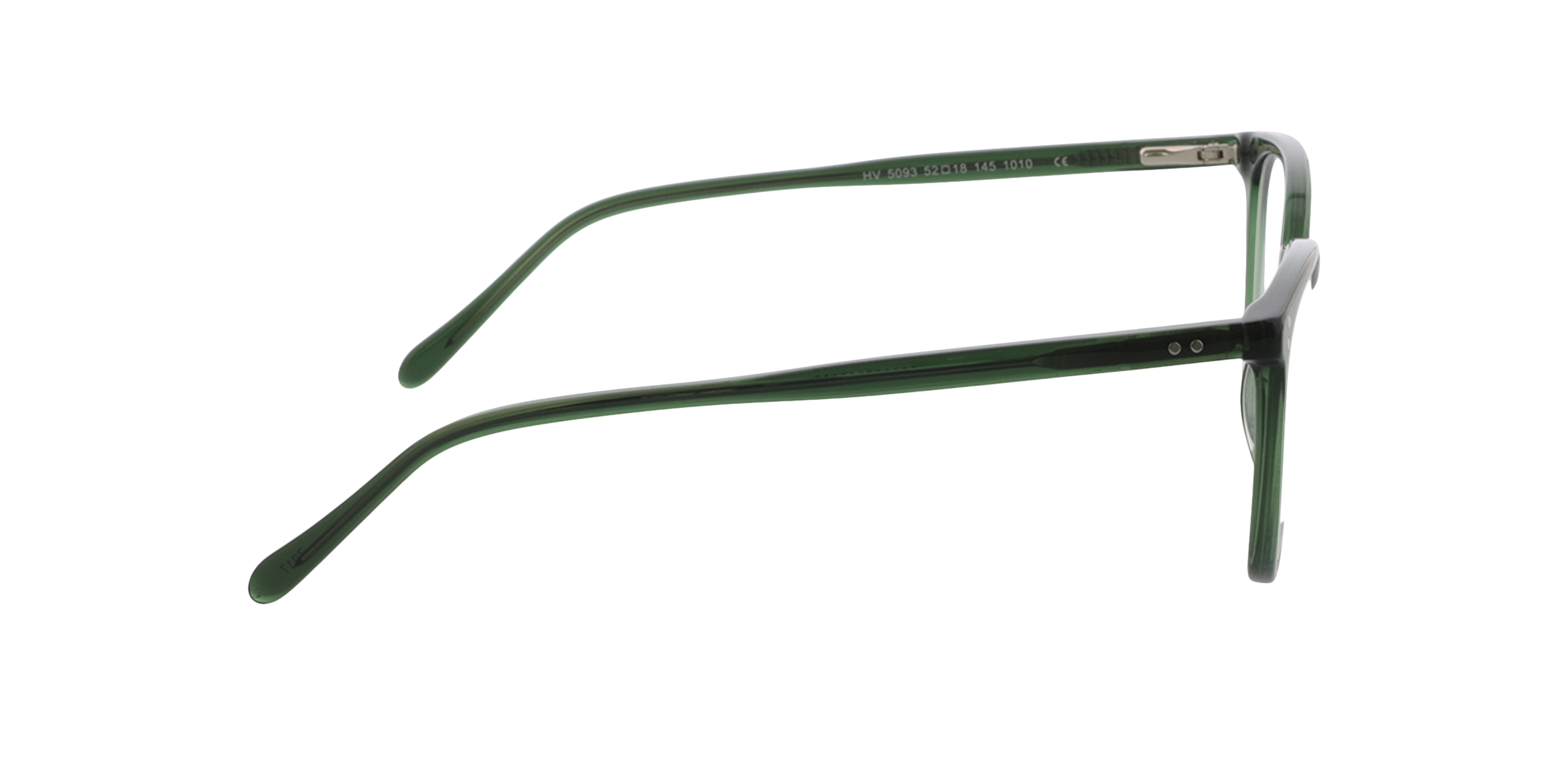 Nate Crystal Olive Green AcetatEyeglass Frames von B24, Seitenansicht