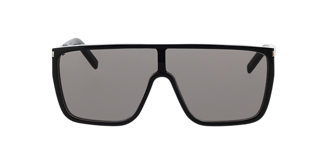 SL 364 MASK ACE Schwarz AcetatSunglass Frames von B24, Vorderansicht