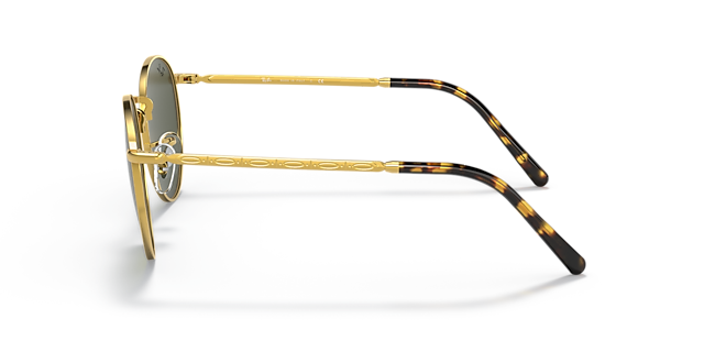 RB3637 Goud MetaalSunglass Frames van B24, Zijaanzicht