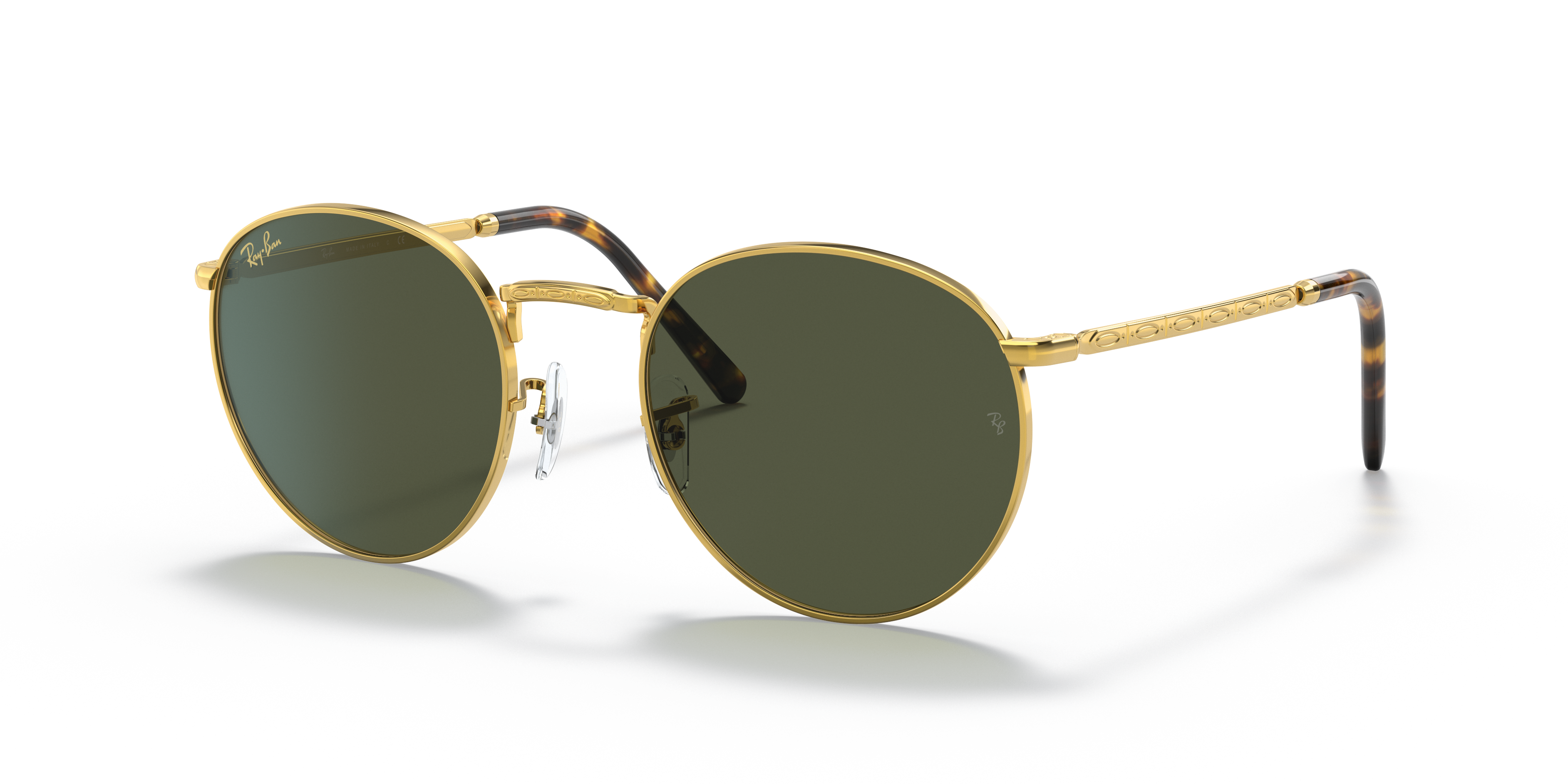 RB3637 Gold MetallSunglass Frames von B24, Dreiviertelansicht
