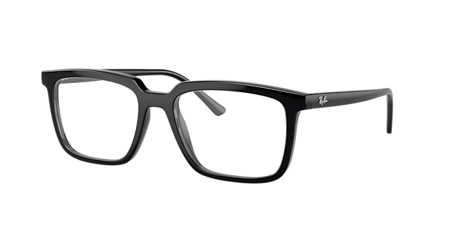 RB7239 Schwarz KunststoffEyeglass Frames von B24, Dreiviertelansicht