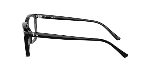 RB7239 Schwarz KunststoffEyeglass Frames von B24, Seitenansicht